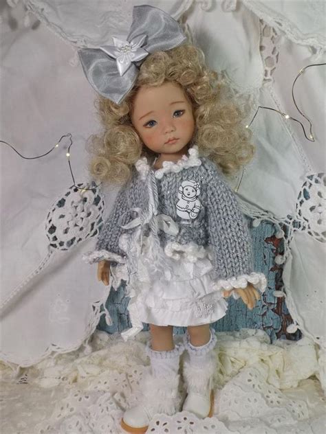 13 Effner Little Darling Snowflakes 10 Pc Outfit And Ooak Doll By Katie Gebreide Kleding