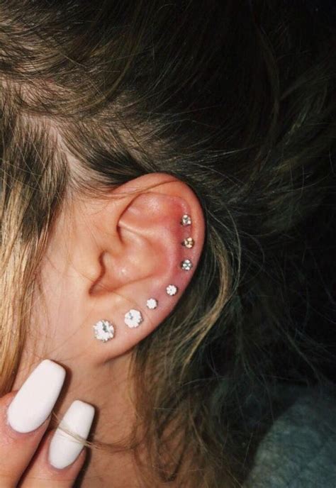 15 stacked ear piercings that will inspire you to get one styleoholic