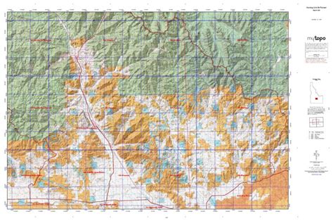 Idaho Hunting Unit 49 Pioneer Topo Maps Huntersdomain