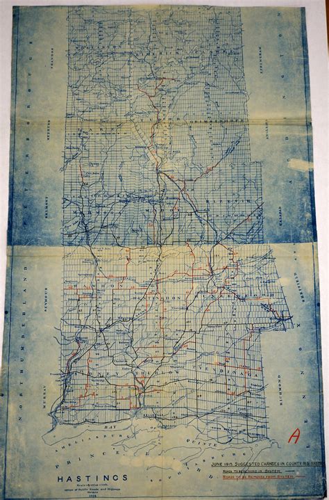 M420 1658 A Map Of Hastings County Ontario In 1914 Roads Flickr