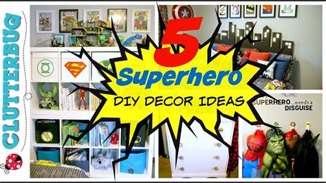 Superhero bedroom ideas not only perfectly fit in with kids' bedroom. 5 Easy Superhero DIY Room Decor Ideas and How To's - YouTube