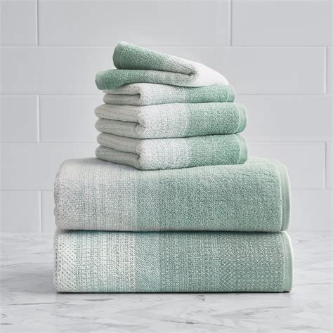 Aquifer Arctic White Heathered 6 Piece Bath Towel Set Better Homes