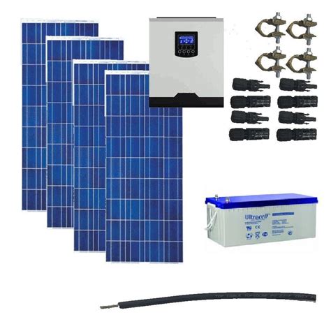 kit solar fotovoltaico1000w 12v