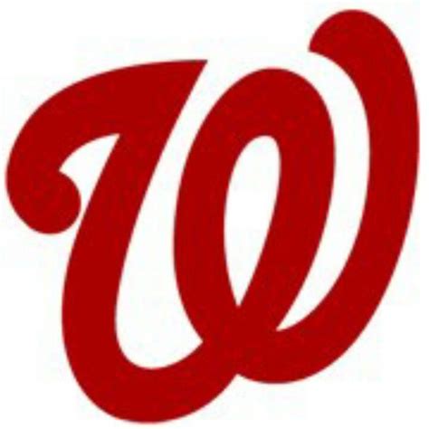 Curly W Washington Nationals Logo Washington Nationals Gronkowski