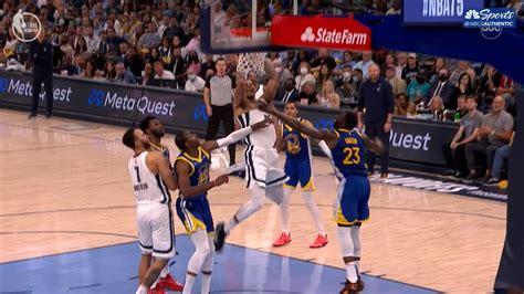 Draymond Green Ejected From Game 1 Vs Grizzles After Bold Flagrant 2