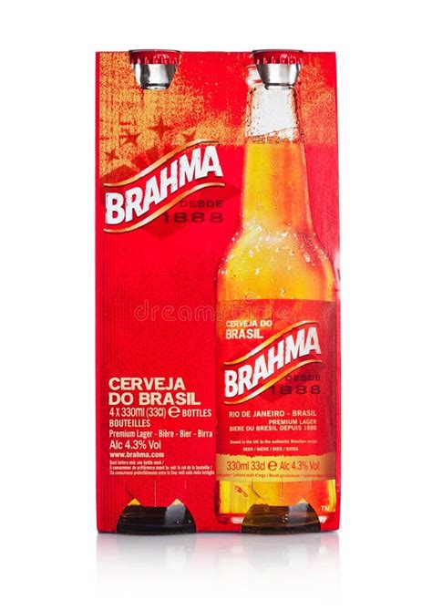 Logotipo De La Cerveza De Brahma Imagen De Archivo Editorial Imagen