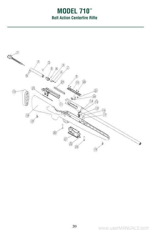 Remington 700 710 Bolt Action Instruction Manual Page 2