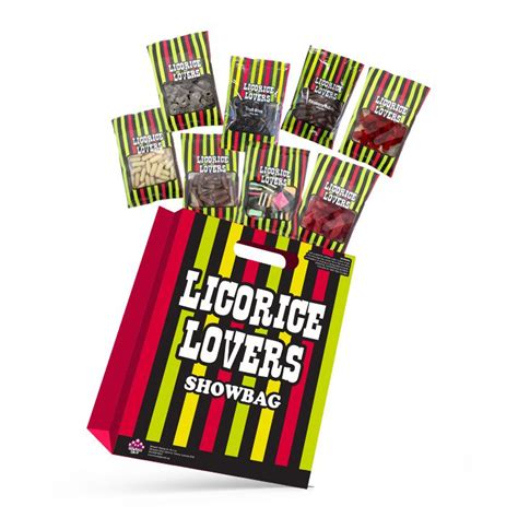 Licorice Lovers Showbag Confectionery Showbags Online Fast Delivery