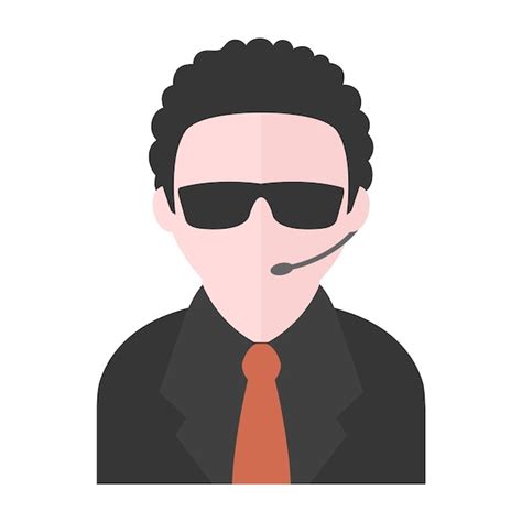 Premium Vector Businessman Icon In Flat Color Style