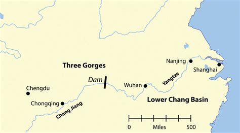 Yangtze Huang He River Map