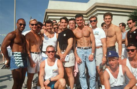 Group Of Gay Men In West Hollywood Editorial Photo Image Of Americans Homosexual