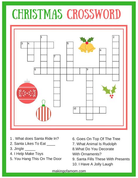 Students find words in the phrase christmas tree and then read. Free Printable Christmas Games - Making of a Mom