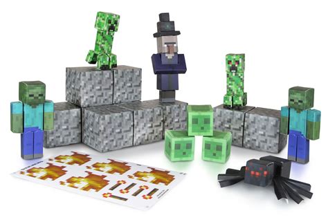Minecraft Papercraft Hostile Mobs Set Over 30 Piece Buy Online In