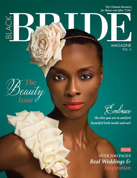 Black Bride Magazine The Beauty Issue Black Bride Brides Magazine Bride