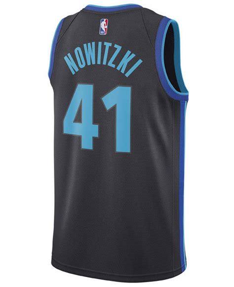 What do these mavericks jerseys remind you of? Nike Synthetic Dirk Nowitzki Dallas Mavericks City Swingman Jersey 2018 in Anthracite (Black ...