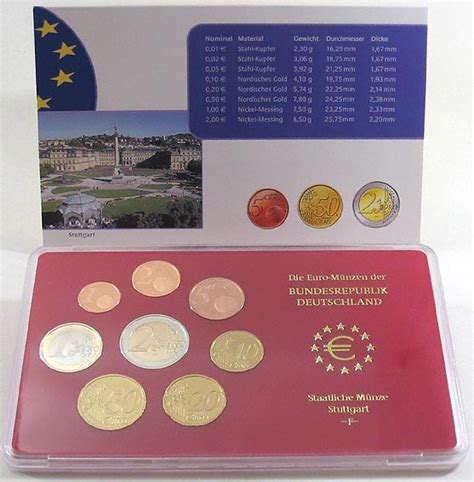 Germany Official Euro Coin Sets 2005 A D F G J Complete Proof Euro