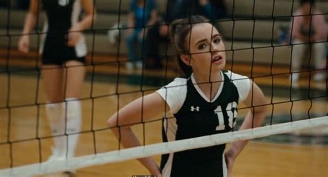 Lily Collins Volleyball