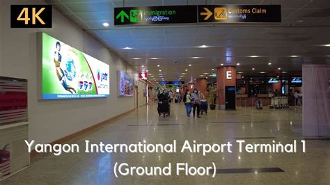 Yangon International Airport Terminal 1 Ground Floor A Bit Of The