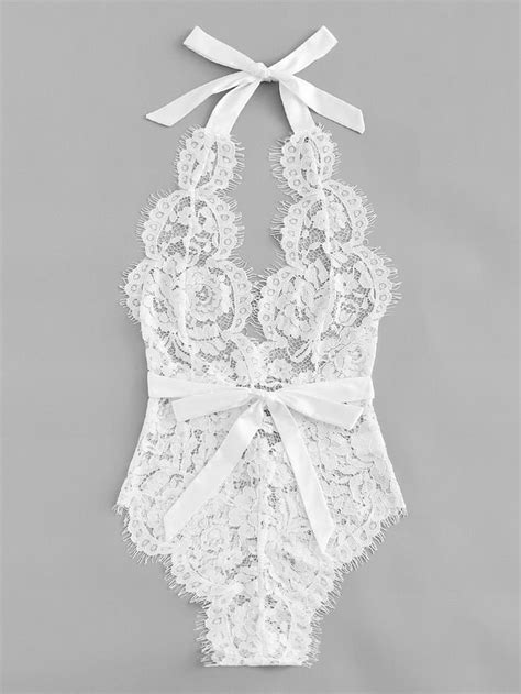 eyelash floral lace teddy bodysuit shein jolie lingerie lingerie outfits bridal lingerie