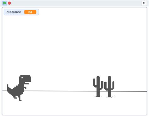 Google t rex jumping game. invalid argument - T-Rex Runner Game in Scratch