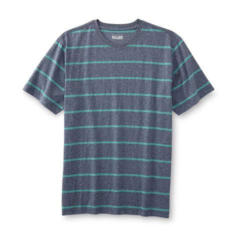 Basic Editions Mens T Shirt Striped