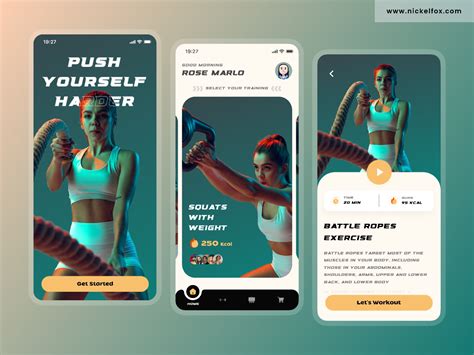 Fitness Mobile Ios App Figma Community