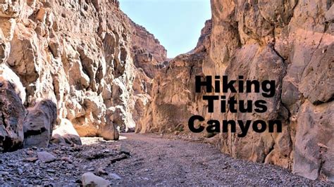 Titus Canyon Narrows Hike Youtube