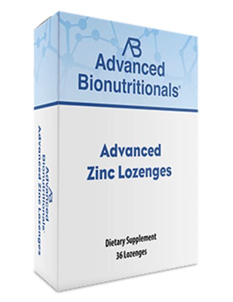 Buy Advanced Zinc Lozenges, Zinc Acetate Supplements at Advanced Bionutritionals
