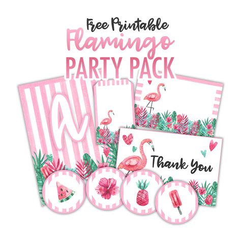 We make more than 999+ name and nicknames available for. Free Printable Flamingo Party Pack - The Cottage Market