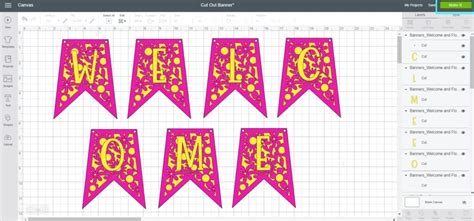 Make Stunning Banners With Your Cricut Free Svg Templates Daydream