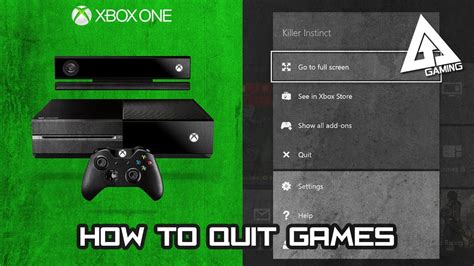 Xbox One - How to Quit Games and Apps - YouTube