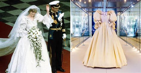 Princess Dianas Wedding Dress Is On Display At Kensington Palace Photos