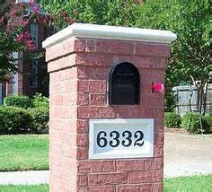 Better box mailboxes manufactures the highest quality cast aluminum brick, stone, and stucco mailbox replacement doors available. Brick Mailbox Design Options - Information & Pictures ...