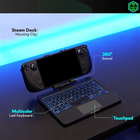 Decktop Steam Deck Keyboard And Bluetooth Trackpad Mouse Etsy Uk