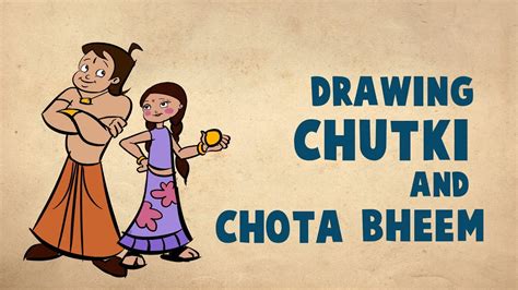How To Draw Chota Bheem And Chutki How To Draw Chota Bheem How To
