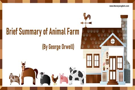 Plot Overview Of Animal Farm Short Summary Literary English