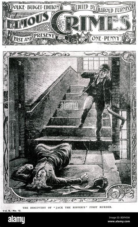 Jack The Ripper The Famous Crimes Magazine Shows The Discovery Of The