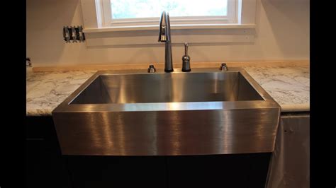 So that a fresh new kitchen is just a simple diy project away. apron front farmhouse kitchen sinks - YouTube