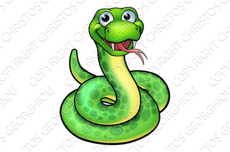 Snake knottyandpolimer cartoonsnakes knotty cute mangrovesnake cartoon knottythesnake snakes. Snake Cartoon Character ~ Illustrations ~ Creative Market