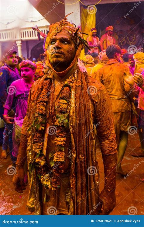 Mathura Holi Festival Editorial Photo Image Of Celebration 175019621