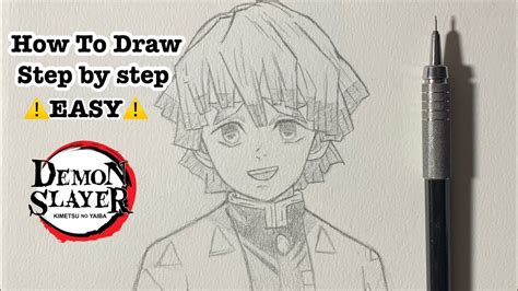 How To Draw Zenitsu‼️ Step By Step Easy Tutorial Demon Slayer Youtube