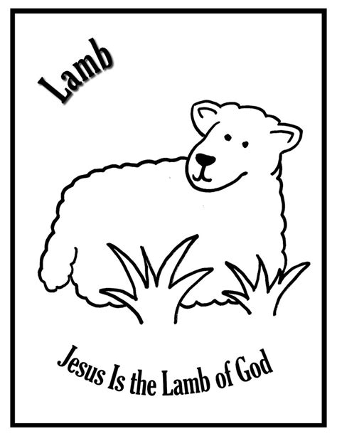 Lamb—jesus Is The Lamb Of God Coloring Pages Jesus Lamb Coloring