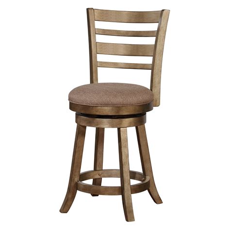 Metal counter dining chair & stools. Linon Southern Wood Swivel Counter Stool, Brown, 24 inch ...