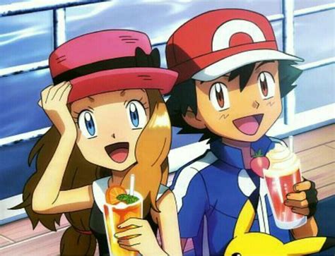 17 Best Images About Amourshipping♥ash X Serena♥ On Pinterest To Be