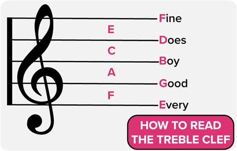 Treble Clef Notes How To Read And Draw It