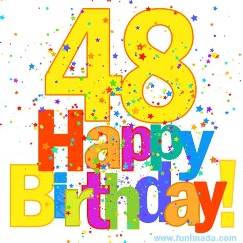 Happy 48th Birthday Animated S