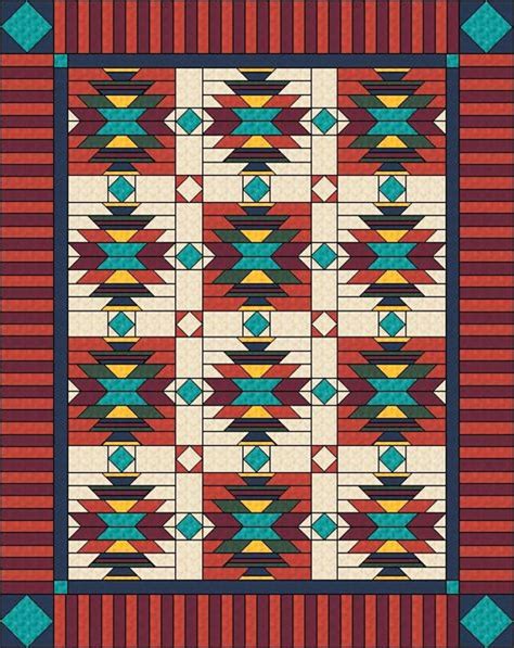 Southwest Quilt Pattern Native American Indian