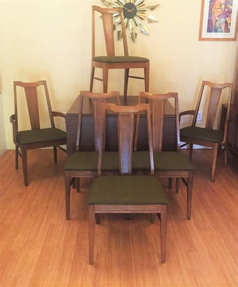 Unexpected uncle shows up to thanksgiving? Mid Century Modern Dining Chair Set With Contrasting ...