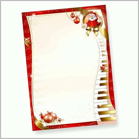 Jetzt auswählen & günstig drucken! Beste Word Vorlage Weihnachten Briefpapier Süß Briefpapier ...