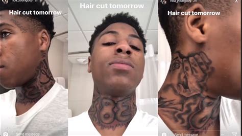Nba Youngboy Shows Off New 38 Baby Neck Tattoos Youtube